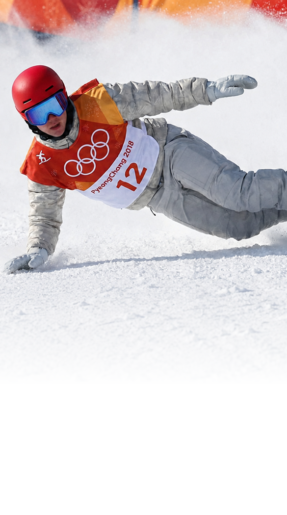 Follow the rush of snow, speed, and split-second balance as the rider carves through winter’s toughest terrain.